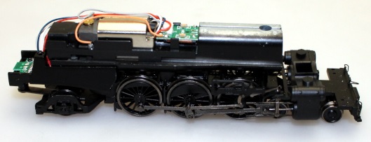 Complete Loco Chassis (BLK) (HO 4-6-2 Light Pacific)